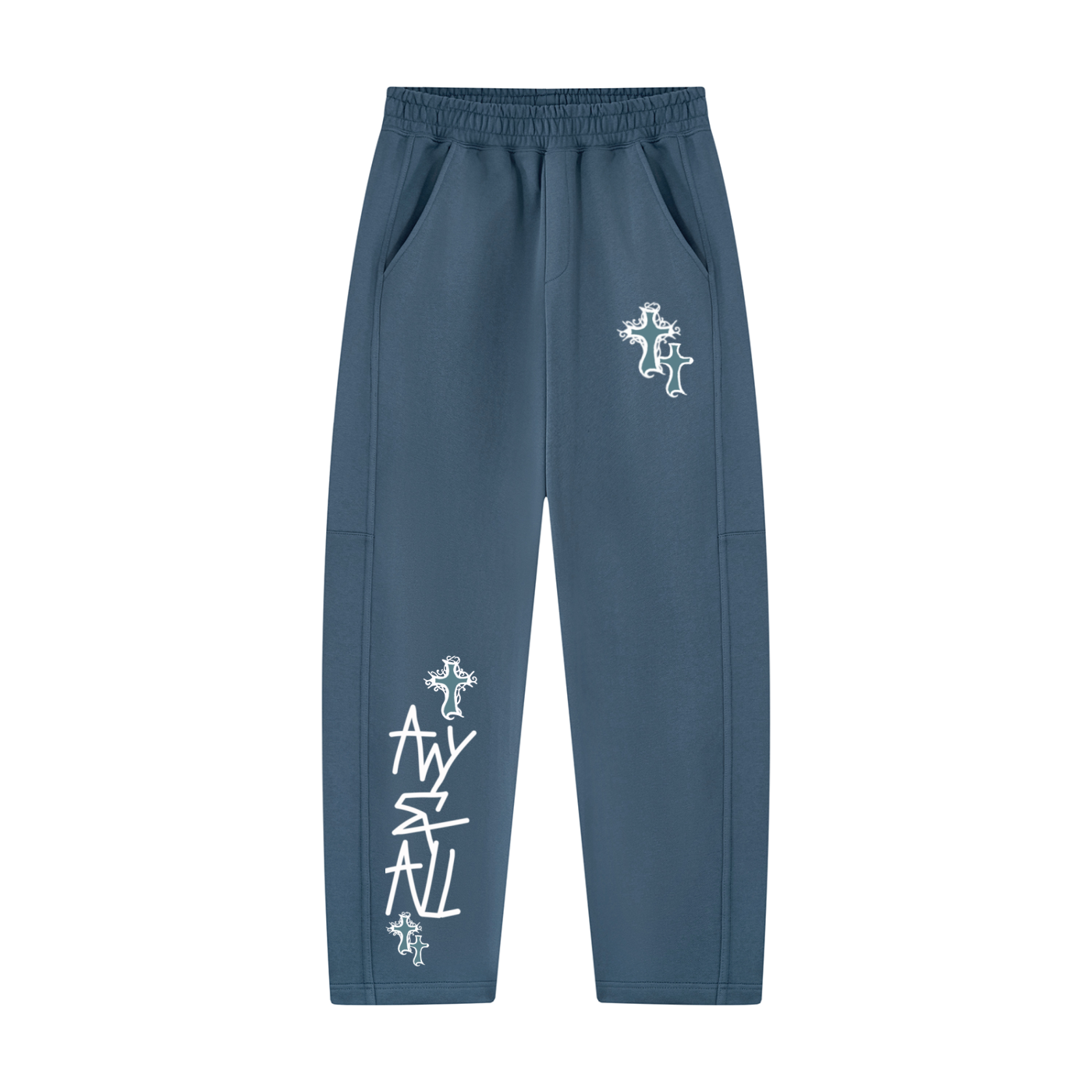 Tapered Straight Hem Sweatpants