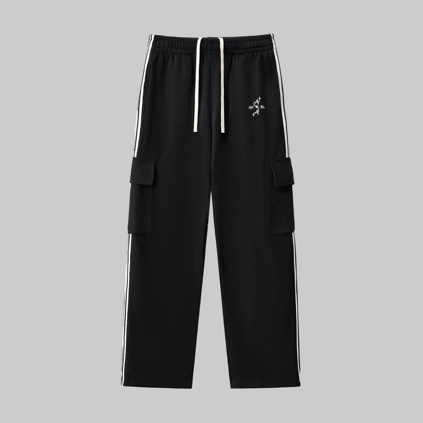 Side Stripe Straight-Leg Pants