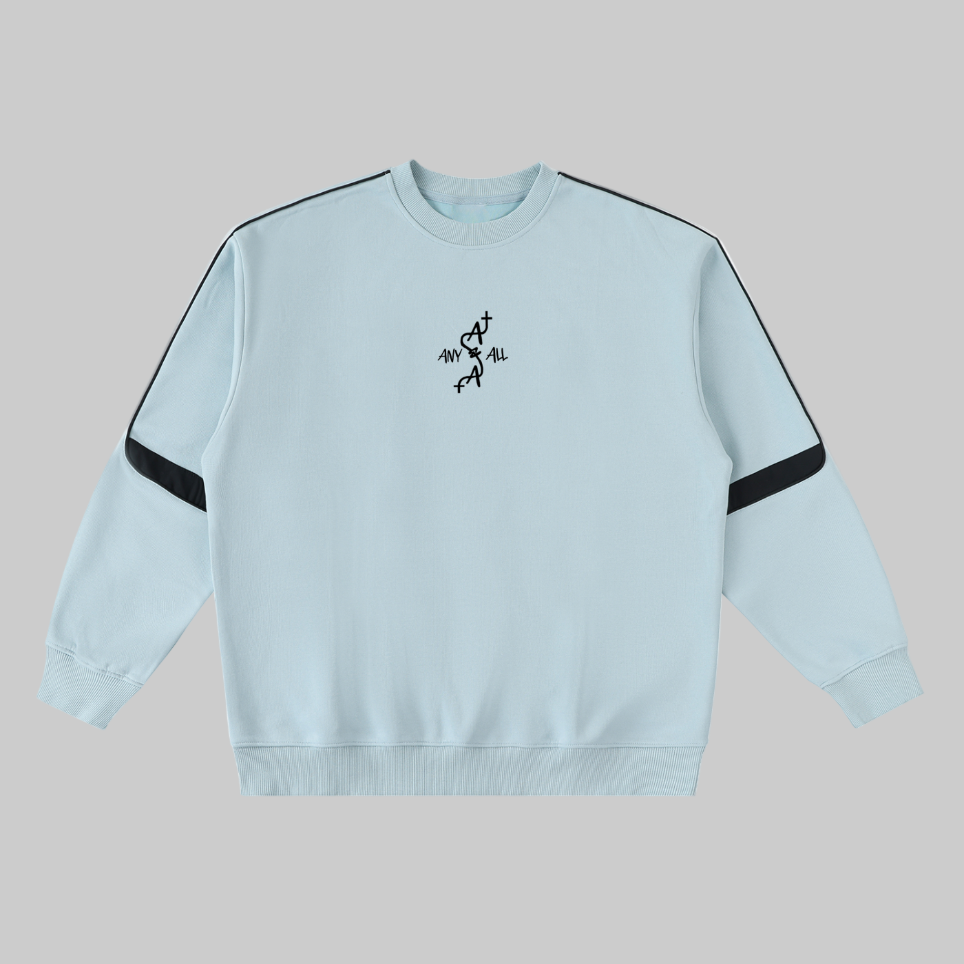 Oversized Crewneck Taped Sweatshirt