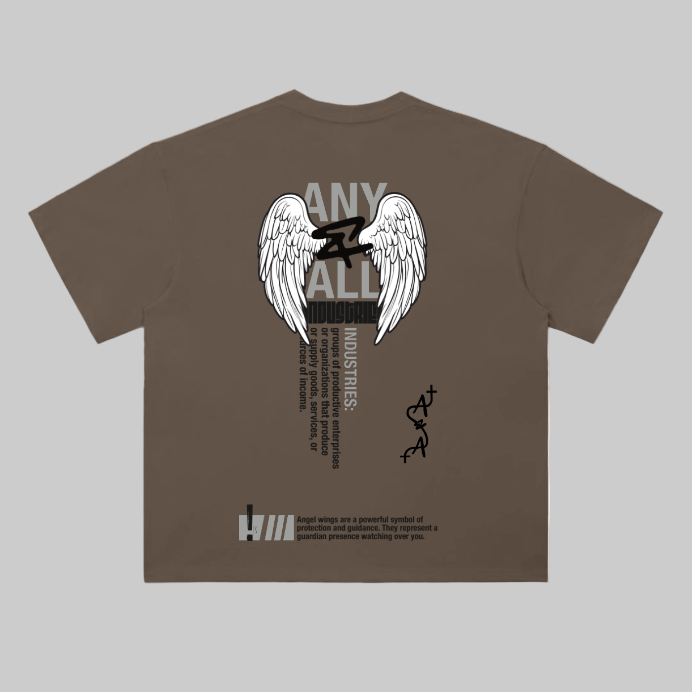 Heavyweight Drop Shoulder Cotton T-Shirt