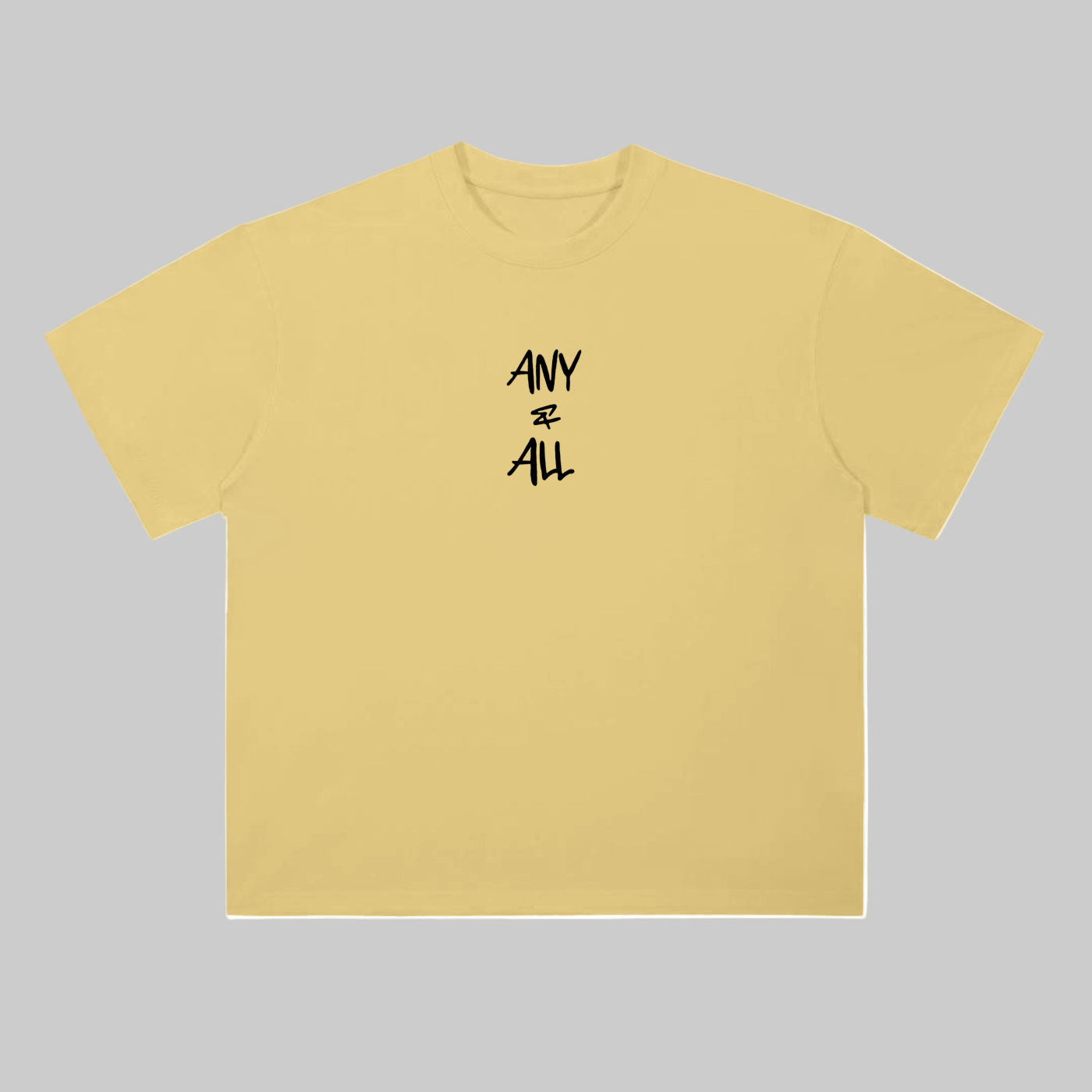 Heavyweight Drop Shoulder Cotton T-Shirt