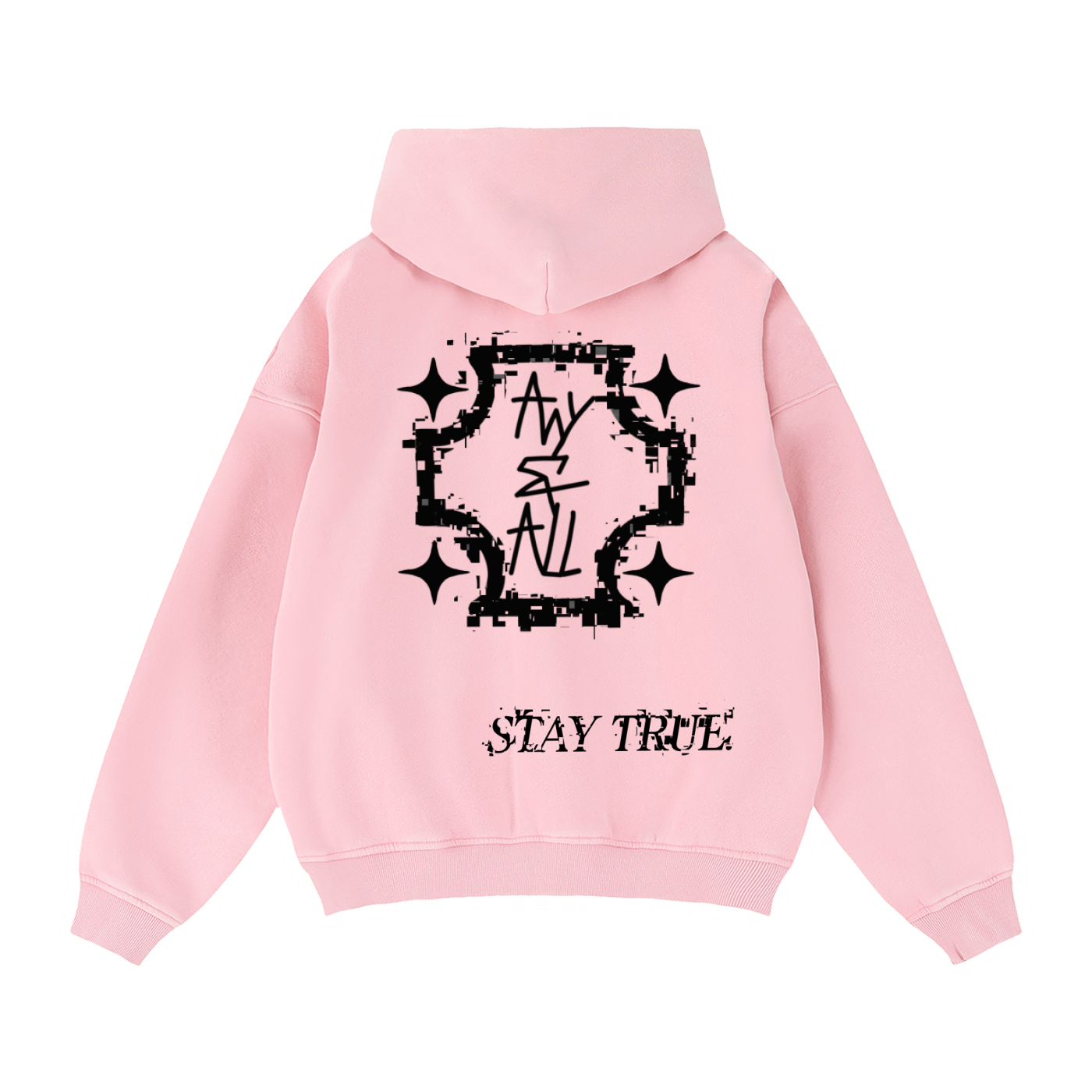 Zip-Through Boxy Fleece Hoodie