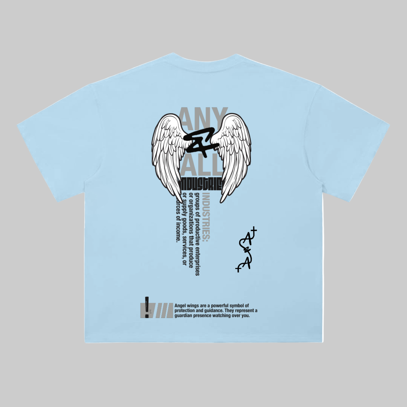 Heavyweight Drop Shoulder Cotton T-Shirt