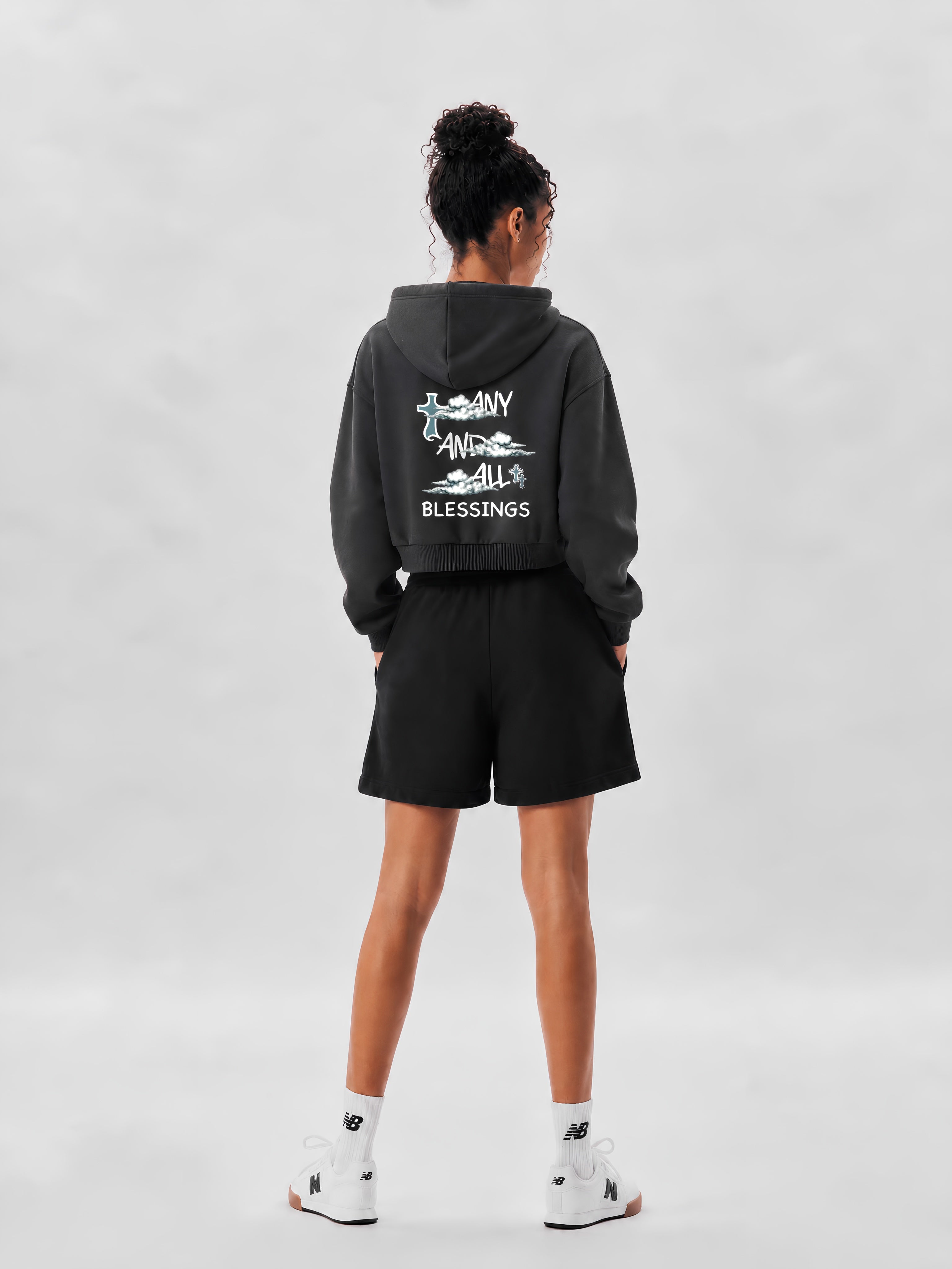 Essential Cropped Hoodie
