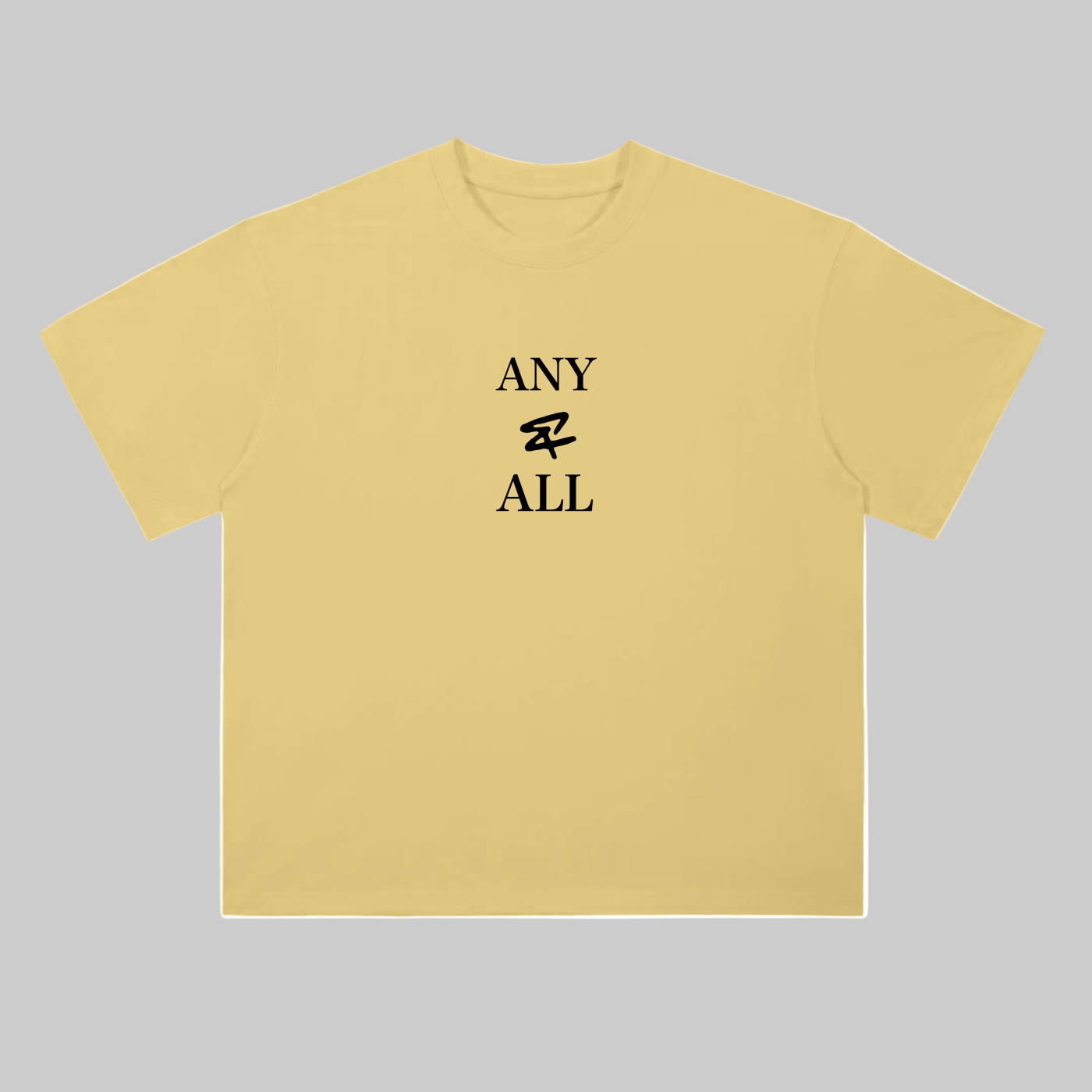 Heavyweight Drop Shoulder Cotton T-Shirt