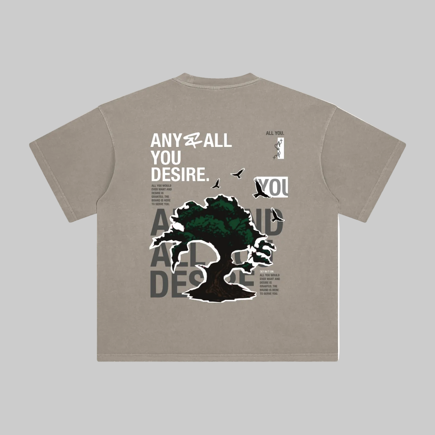 Enzyme Washed T-Shirt