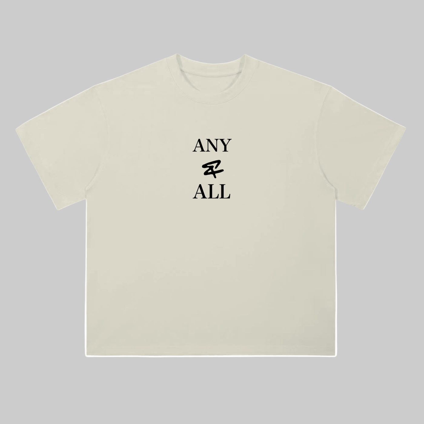 Heavyweight Drop Shoulder Cotton T-Shirt