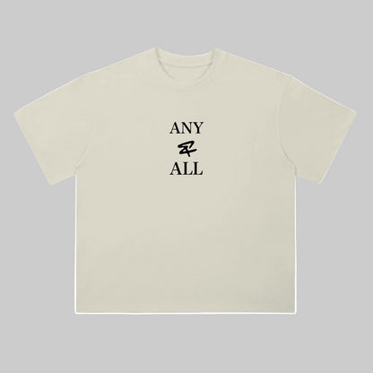 Heavyweight Drop Shoulder Cotton T-Shirt