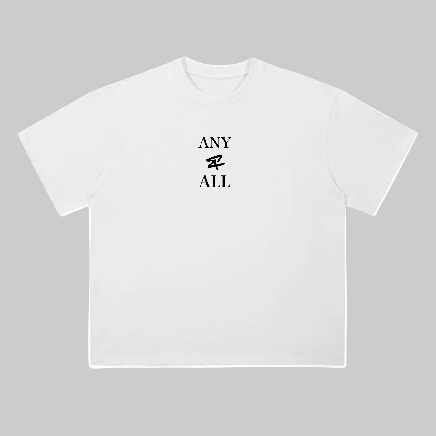 Heavyweight Drop Shoulder Cotton T-Shirt