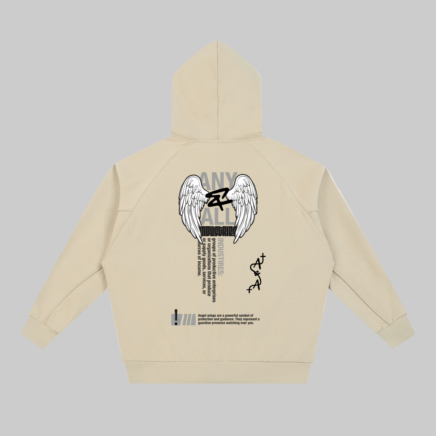 Dolman Sleeve Zip-Through Fleece  Hoodie