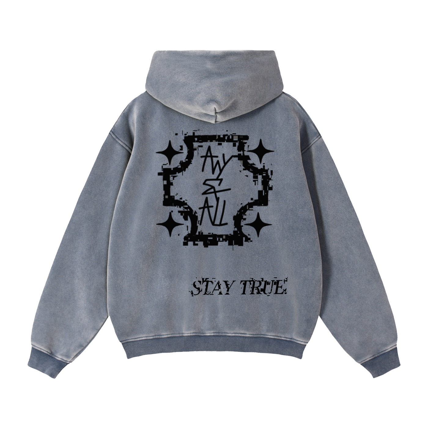 Zip-Through Boxy Fleece Hoodie