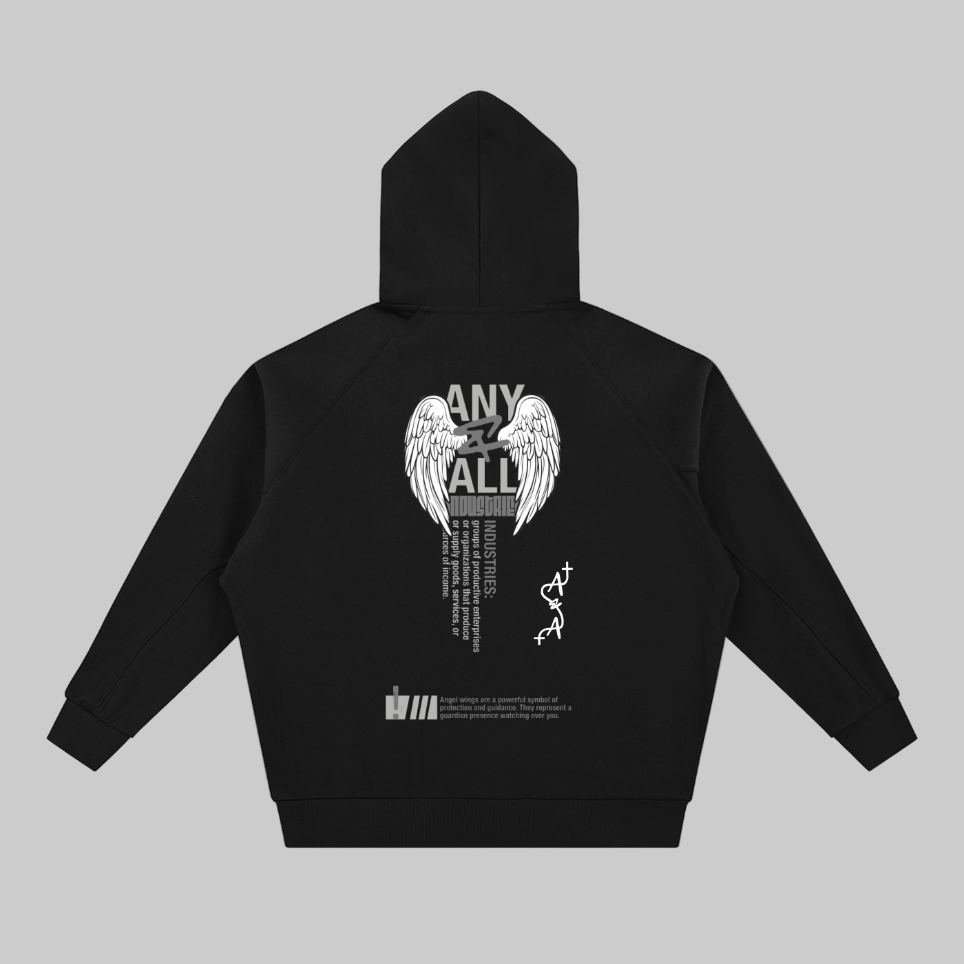 Dolman Sleeve Zip-Through Fleece  Hoodie