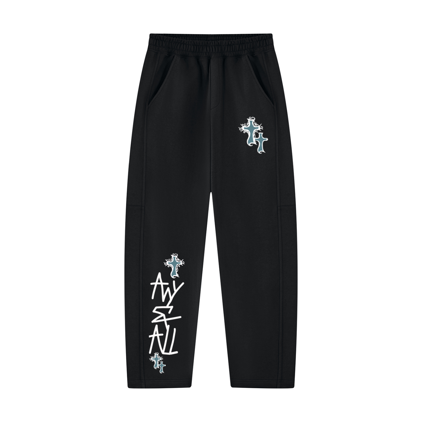 Tapered Straight Hem Sweatpants