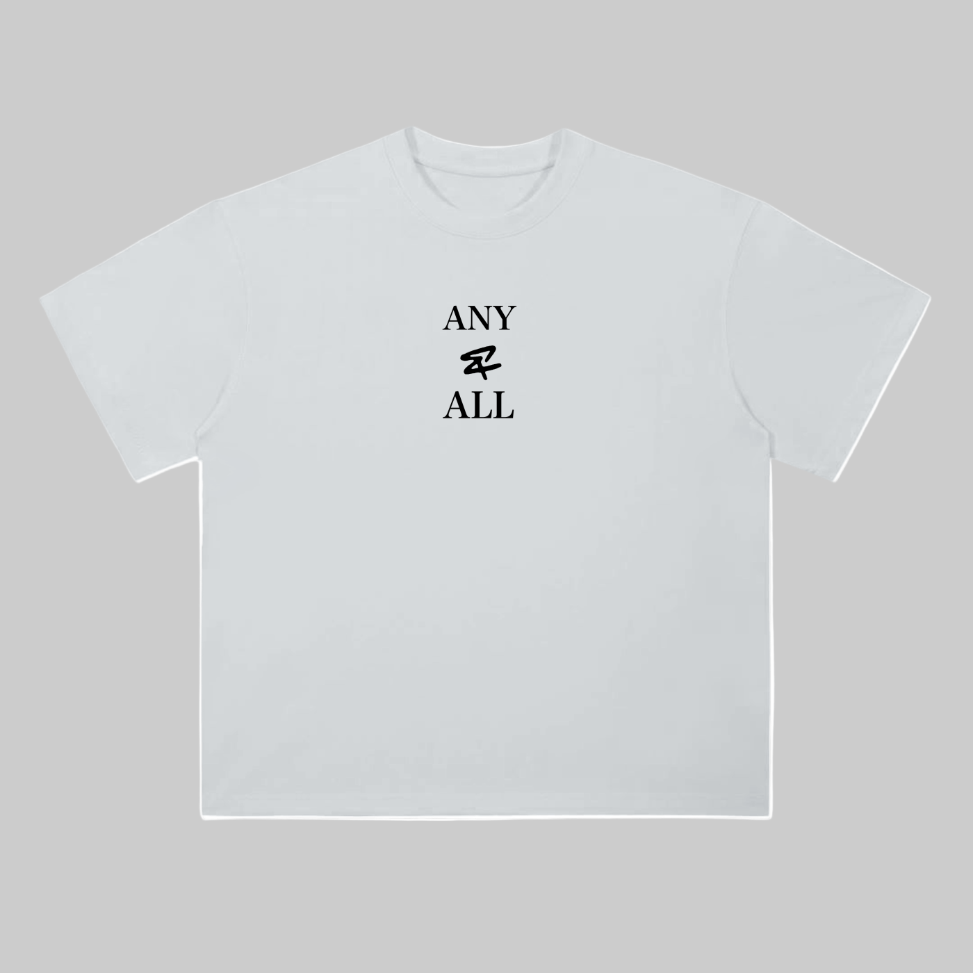 Heavyweight Drop Shoulder Cotton T-Shirt