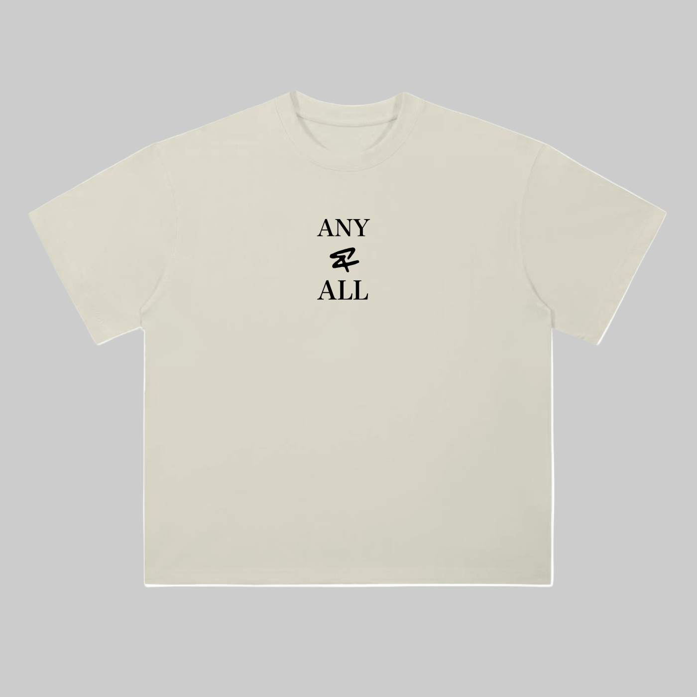 Heavyweight Drop Shoulder Cotton T-Shirt