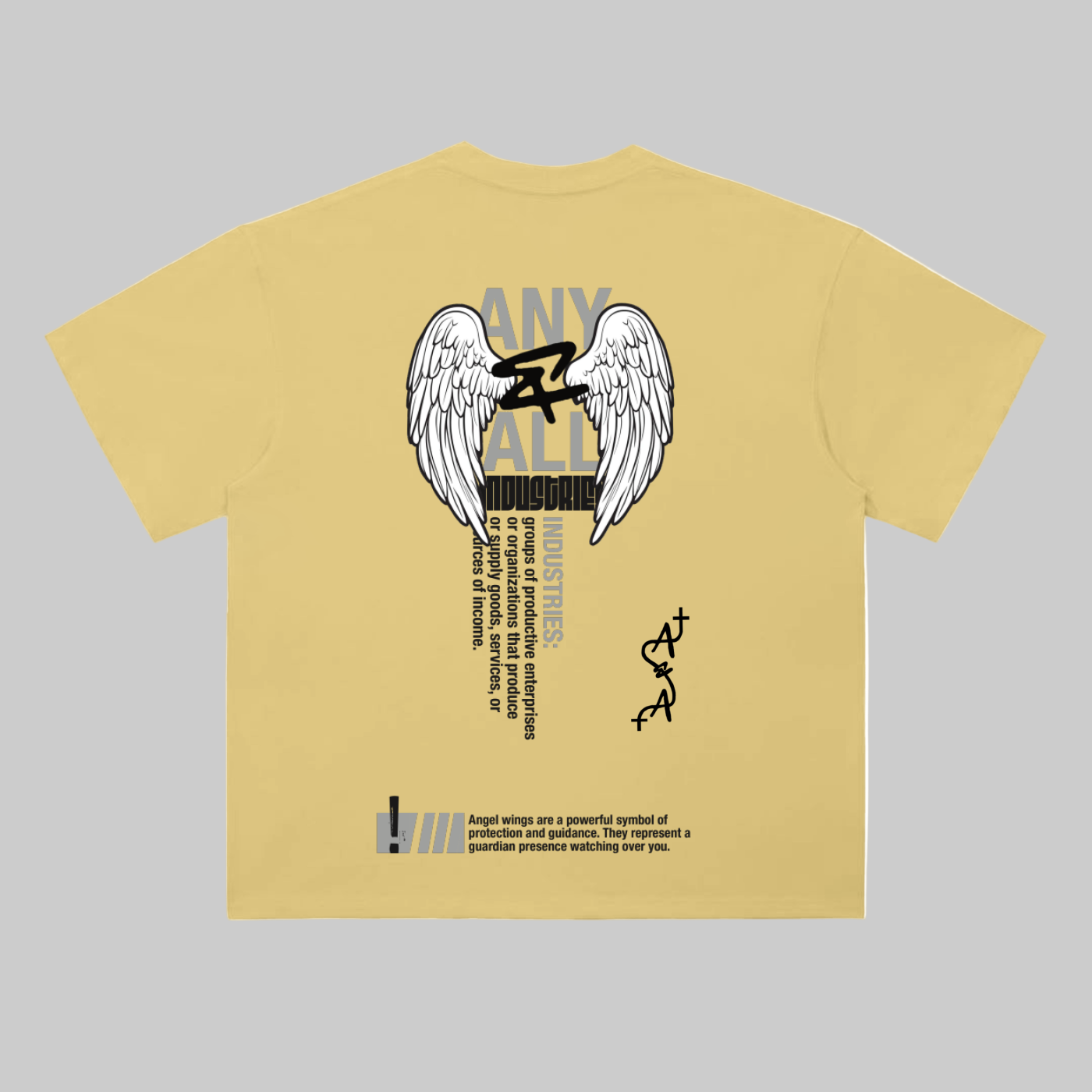 Heavyweight Drop Shoulder Cotton T-Shirt