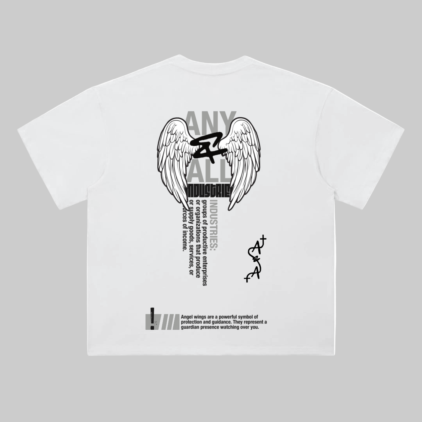 Heavyweight Drop Shoulder Cotton T-Shirt