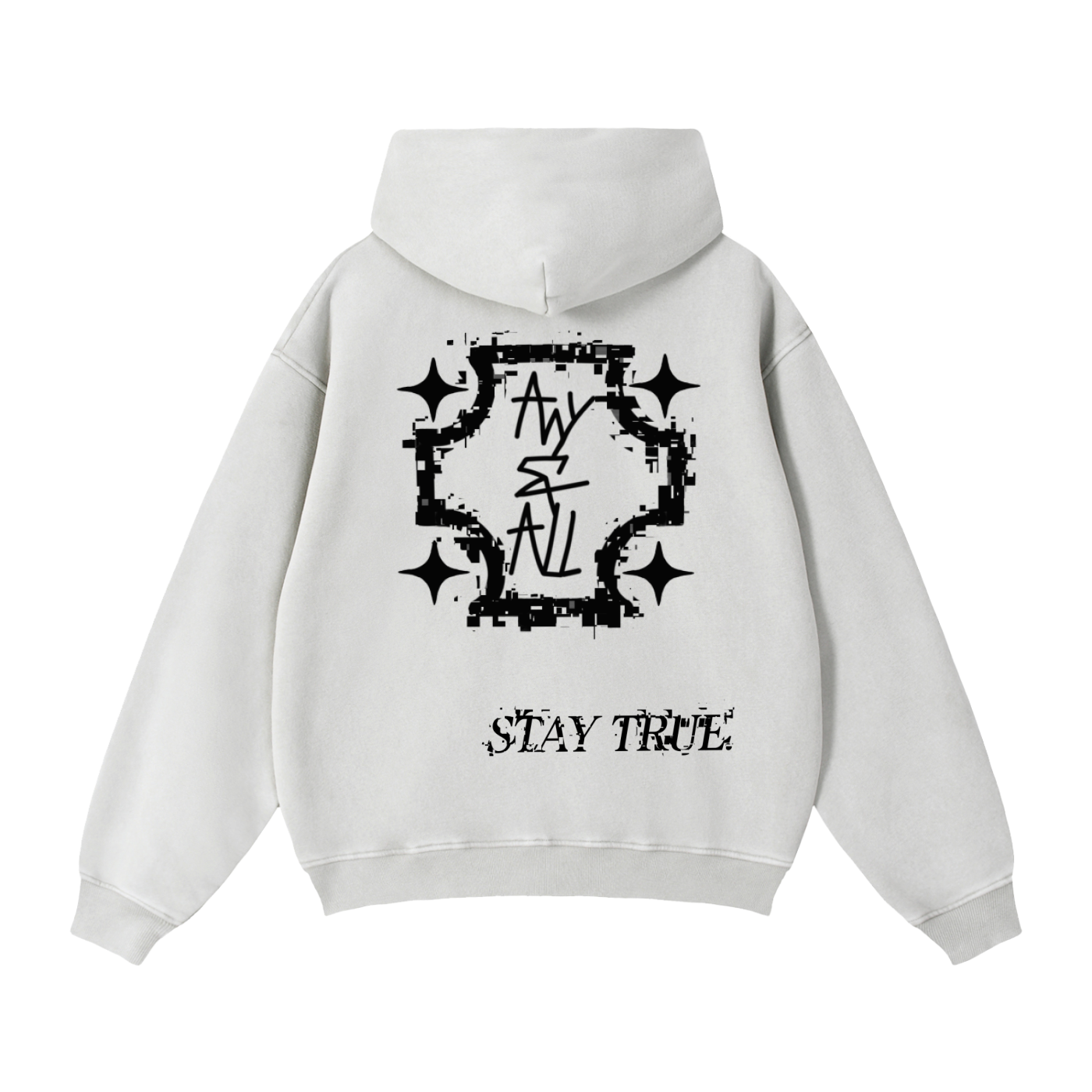 Zip-Through Boxy Fleece Hoodie