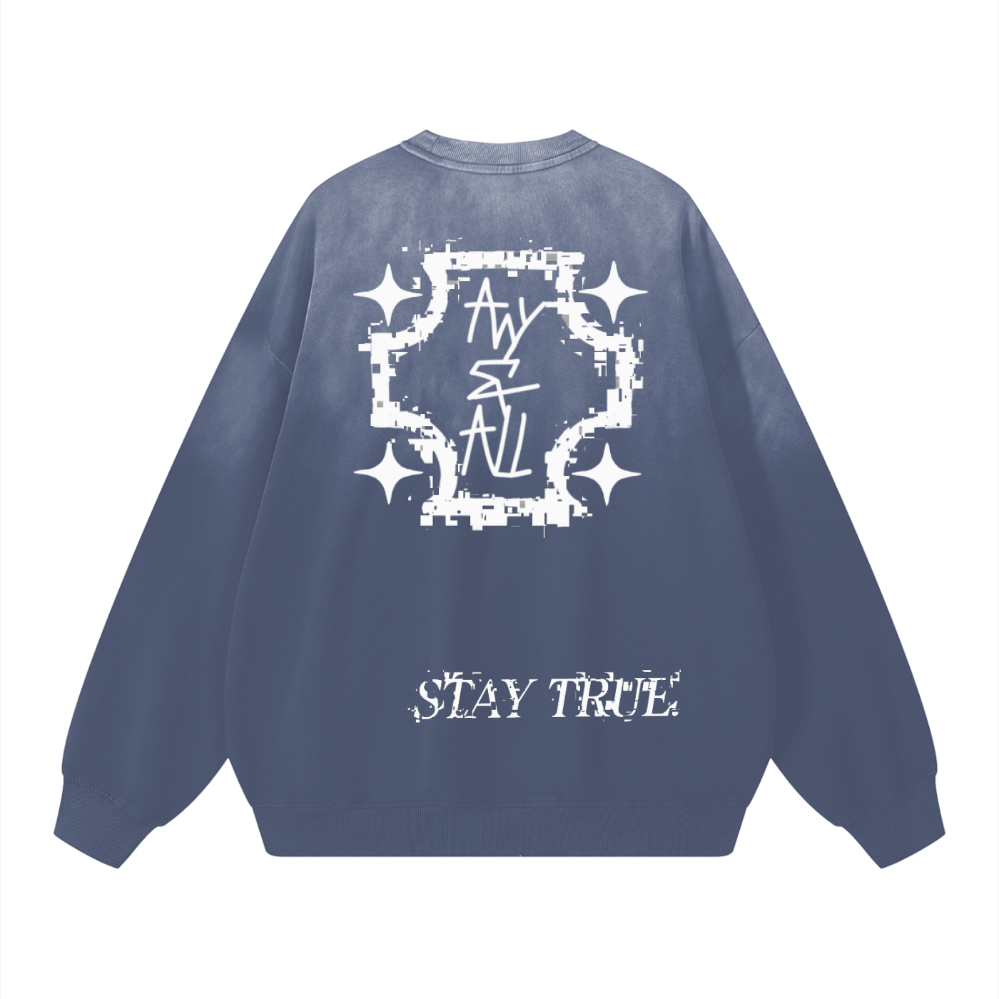 Sunfade Drop-Shoulder Cotton Sweatshirt