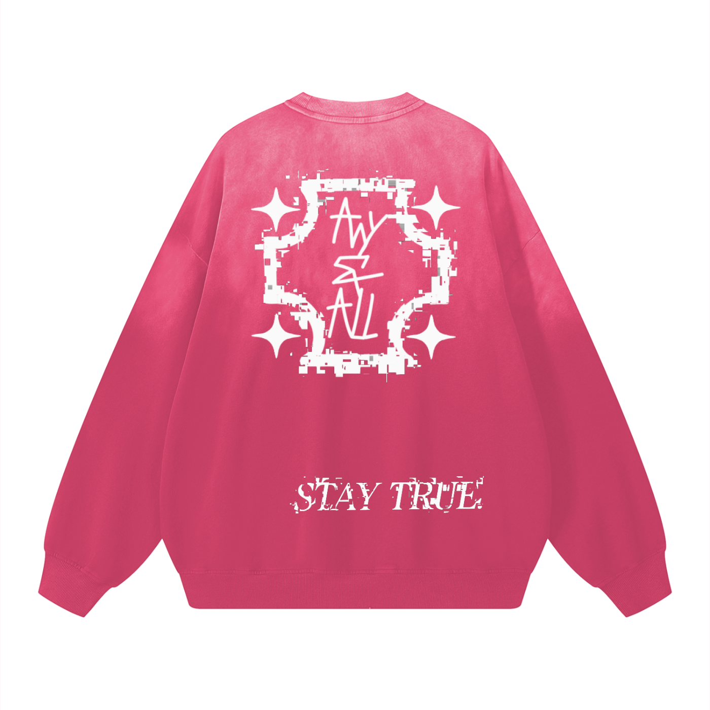 Sunfade Drop-Shoulder Cotton Sweatshirt