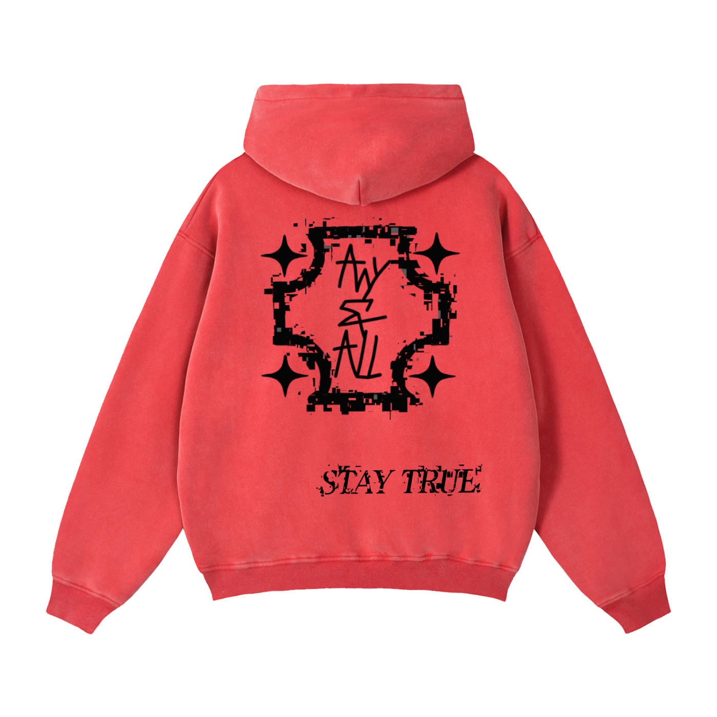 Zip-Through Boxy Fleece Hoodie