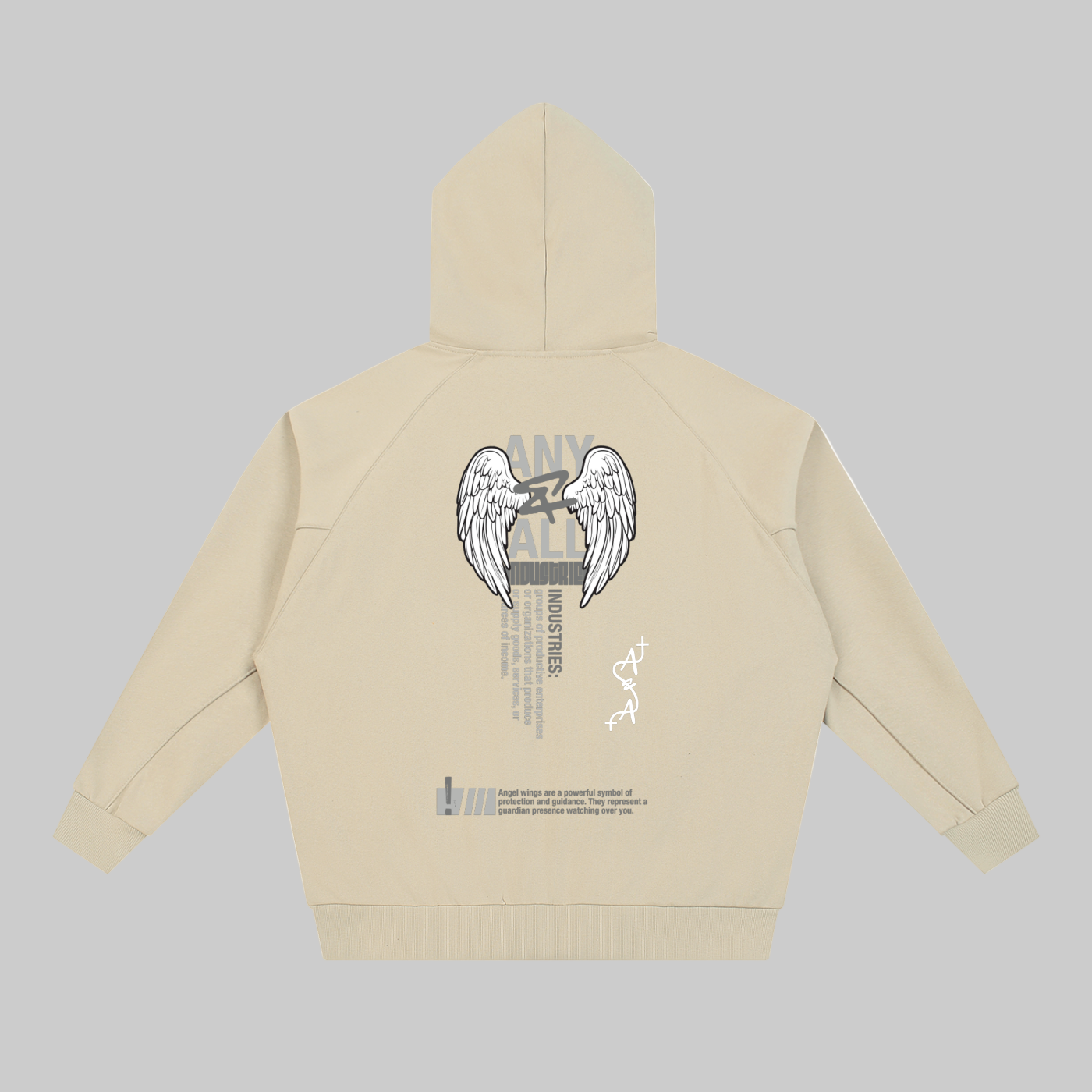 Dolman Sleeve Zip-Through Fleece  Hoodie