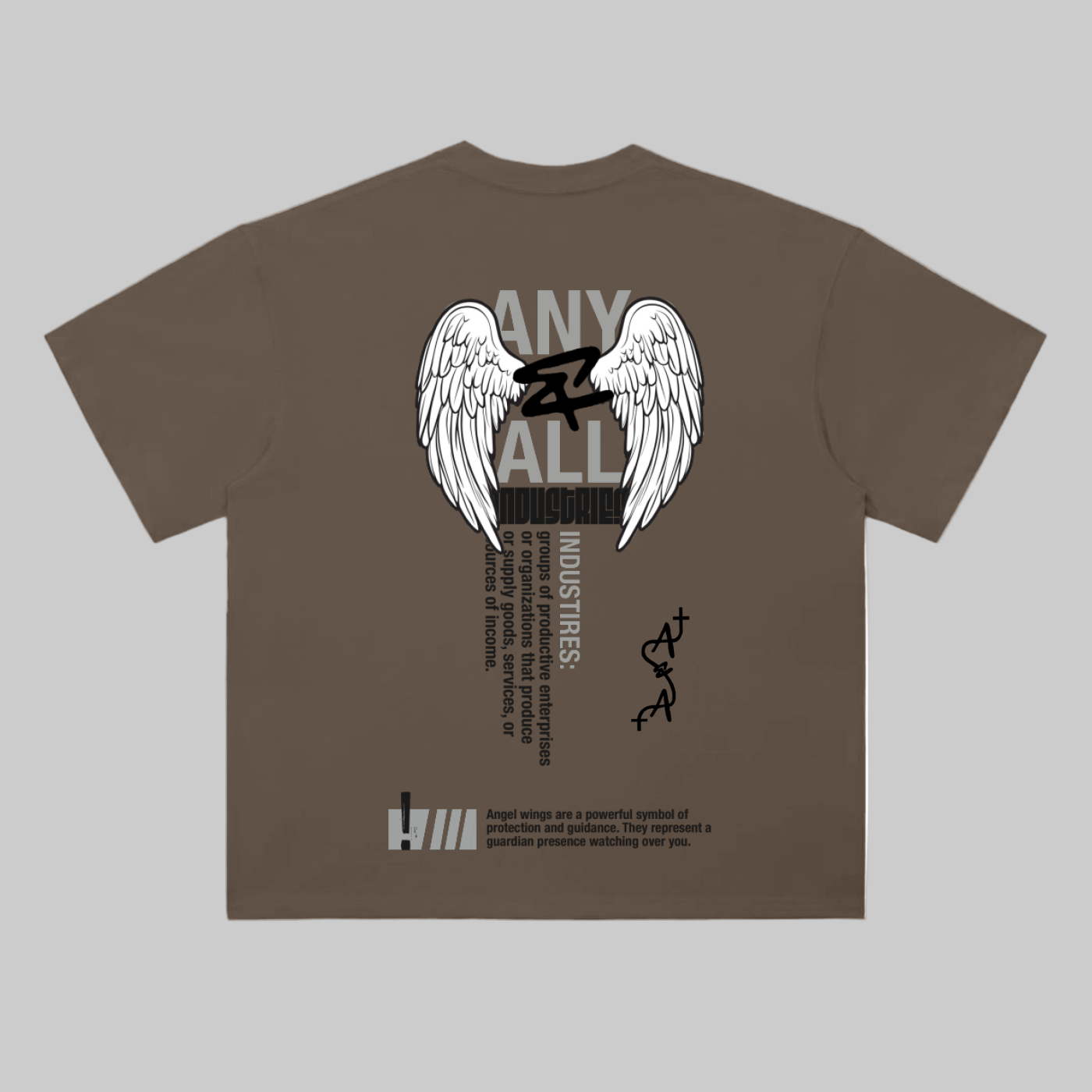 Heavyweight Drop Shoulder Cotton T-Shirt