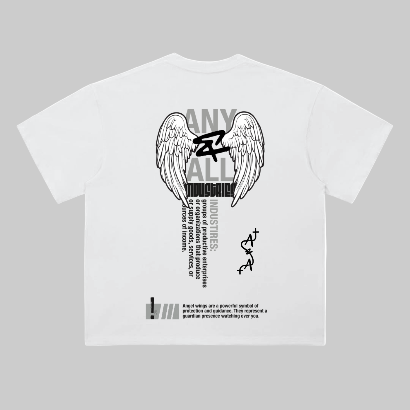Heavyweight Drop Shoulder Cotton T-Shirt