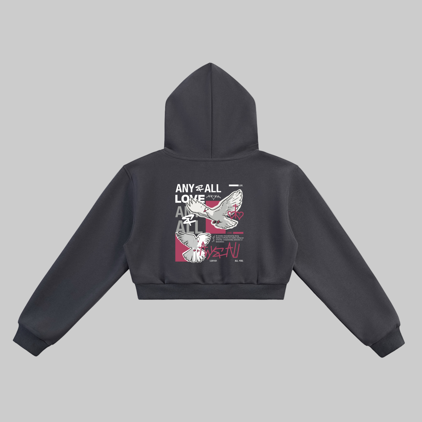 Essential Cropped Hoodie