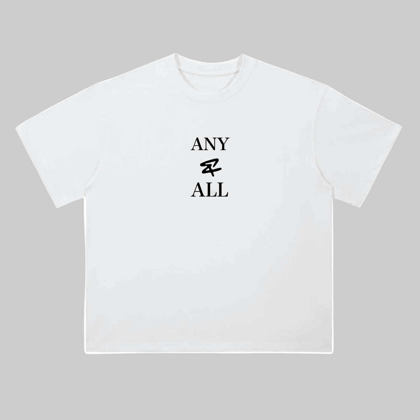 Heavyweight Drop Shoulder Cotton T-Shirt