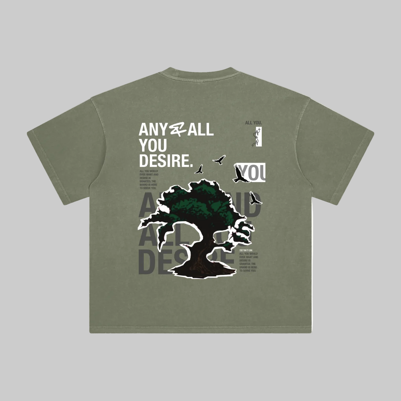 Enzyme Washed T-Shirt