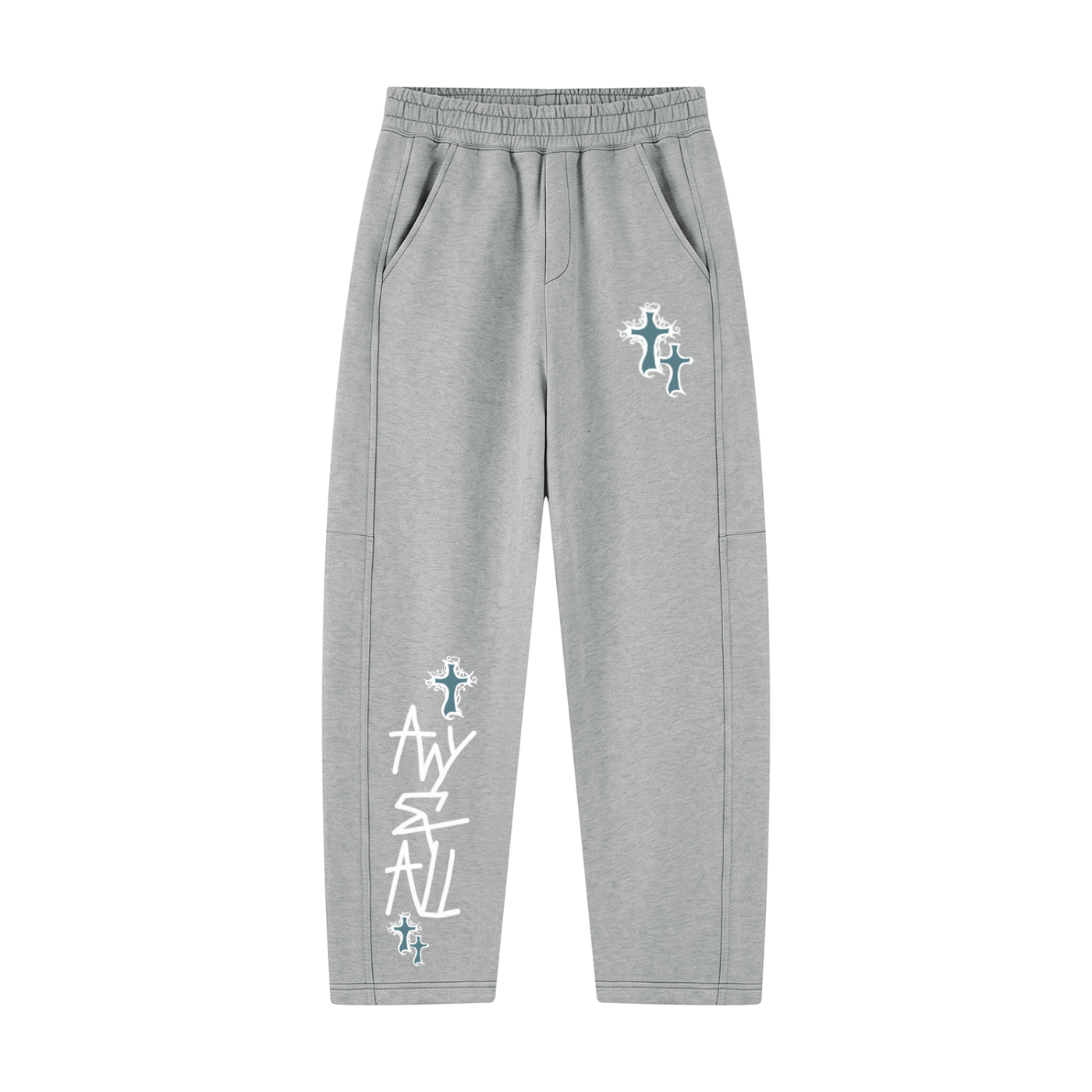 Tapered Straight Hem Sweatpants