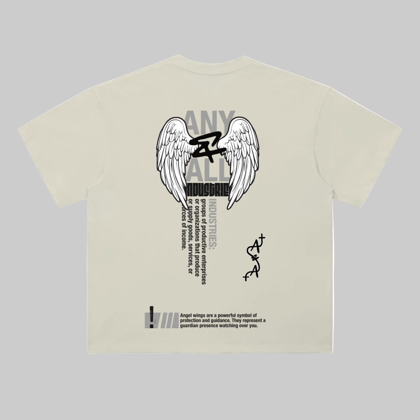 Heavyweight Drop Shoulder Cotton T-Shirt