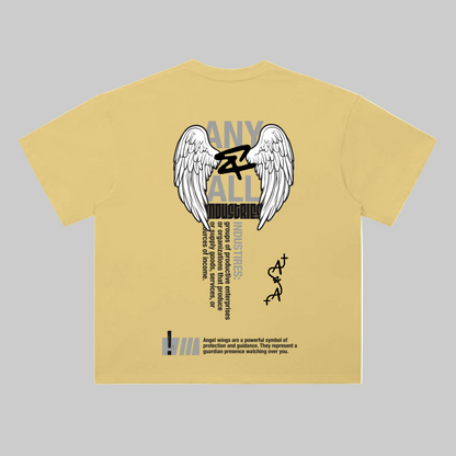Heavyweight Drop Shoulder Cotton T-Shirt