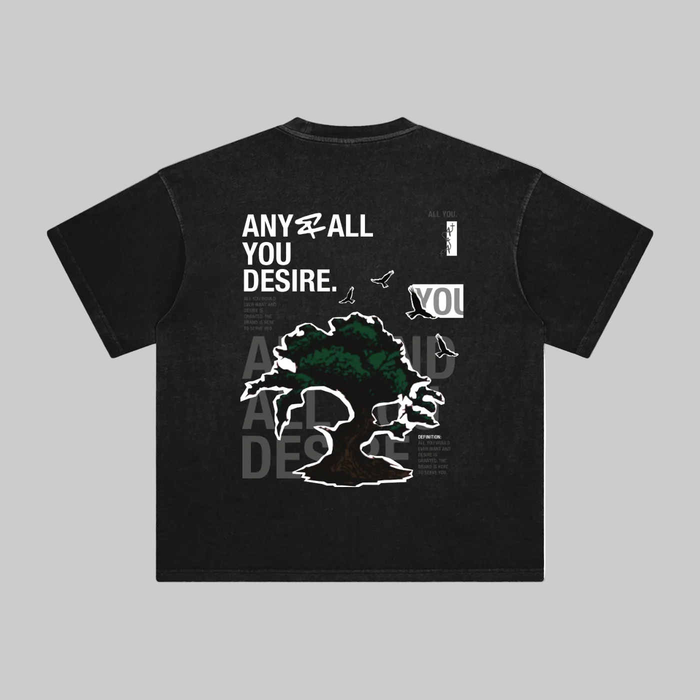 Enzyme Washed T-Shirt