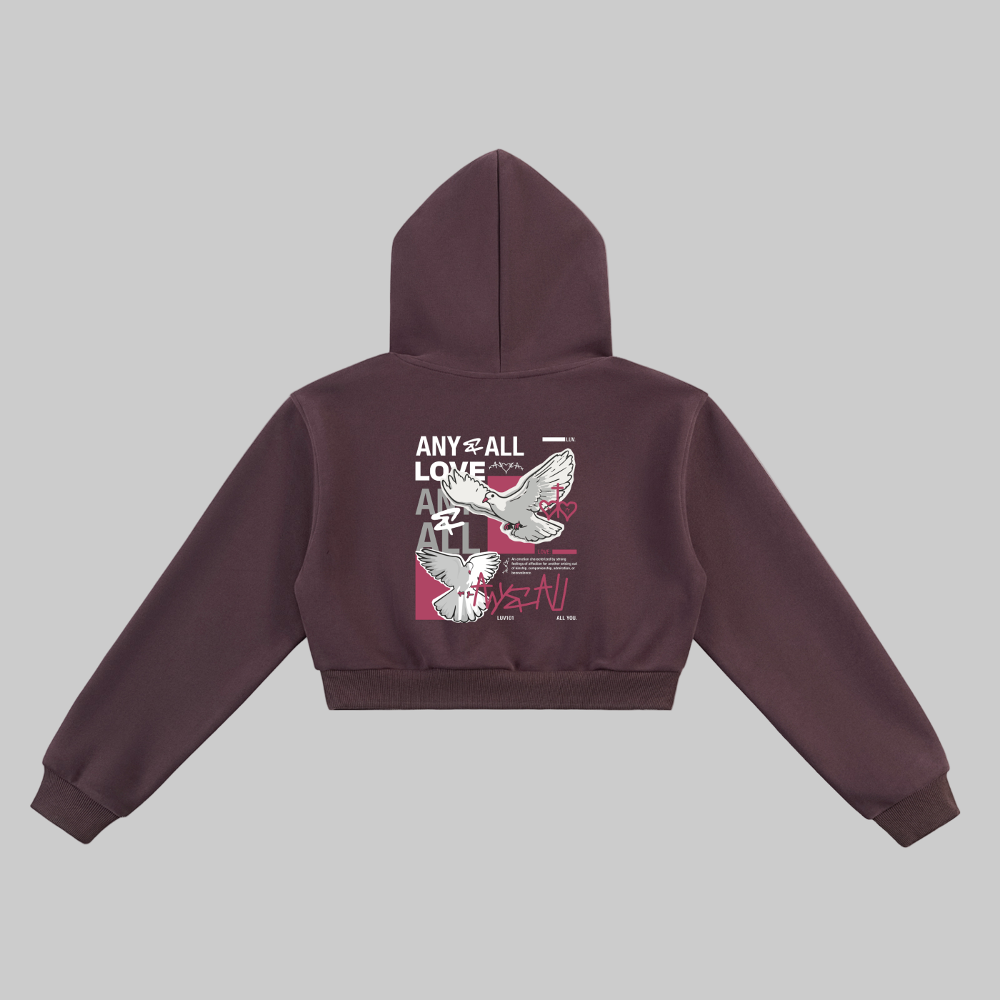 Essential Cropped Hoodie
