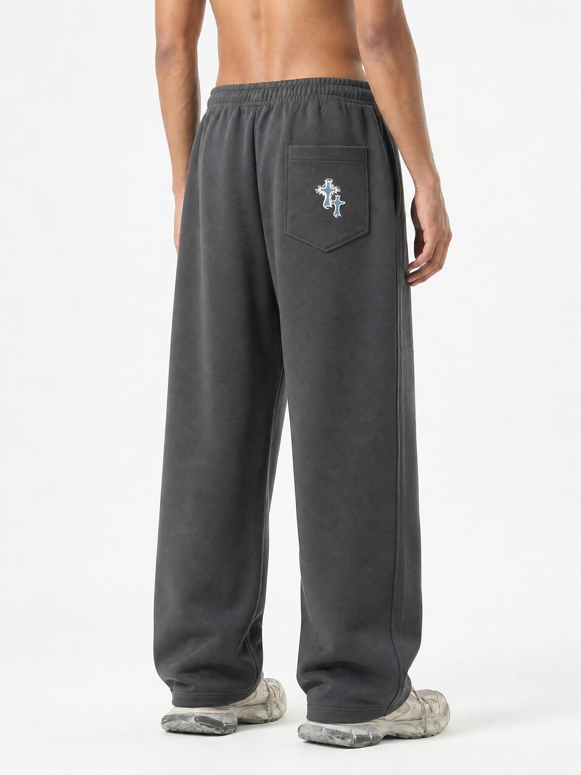 Tapered Straight Hem Sweatpants