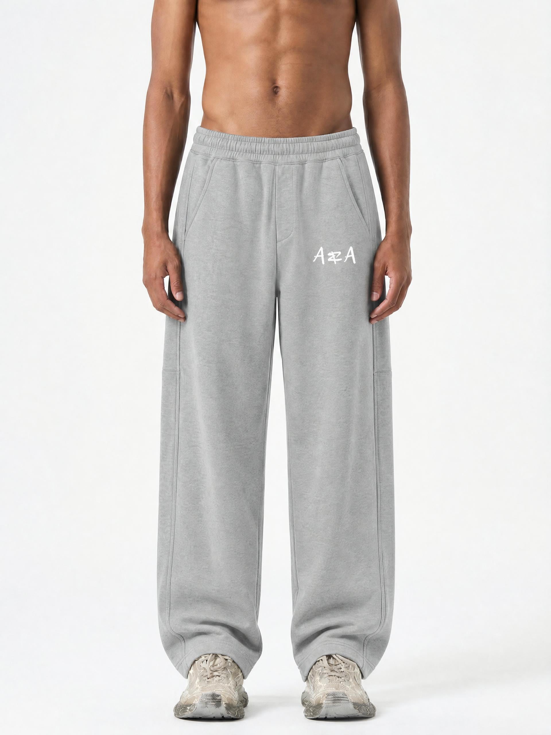 Tapered Straight Hem Sweatpants